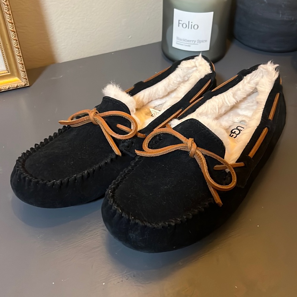 Black UGG Moccasins - NWOT